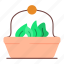 pot, leaf, nature, bucket 