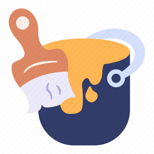 Paint, bucket, canvas, color icon - Download on Iconfinder