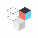 3d, box, cube, design, development, digital, modeling