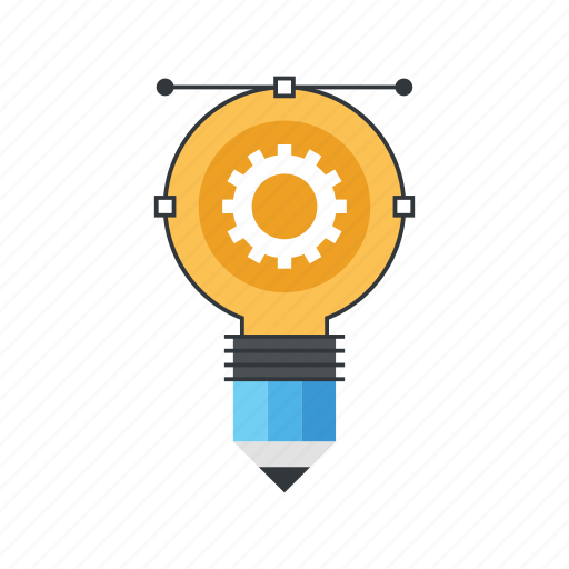 Art, bulb, creative, idea, light, pencil, process icon - Download on Iconfinder