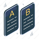 a/b test, comparison test, split testing, bucket testing, ui