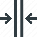 crisscross arrows, dragging, expand, intersect, merge