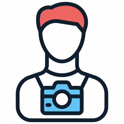Photographer, cameraman, photographist, cinematographer, shooter icon - Download on Iconfinder