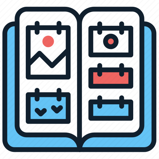 Photo, album, photograph, picture, book, collection, lookbook icon - Download on Iconfinder