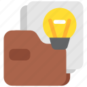 designthinking, document, file, folder, idea, project, thinking