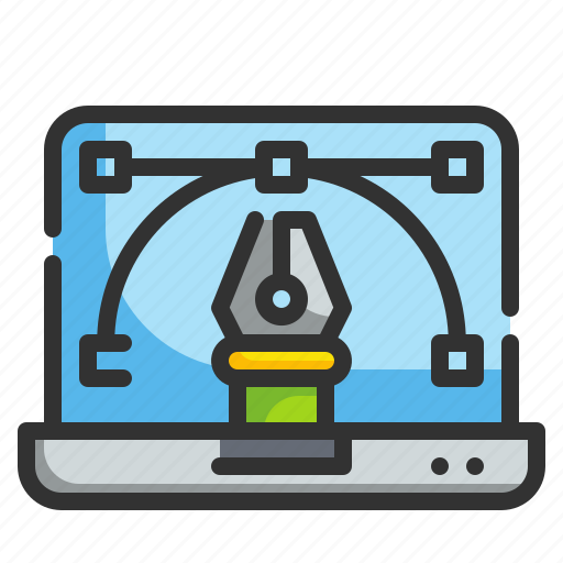 Computer, creative, design, graphic, labtop icon - Download on Iconfinder