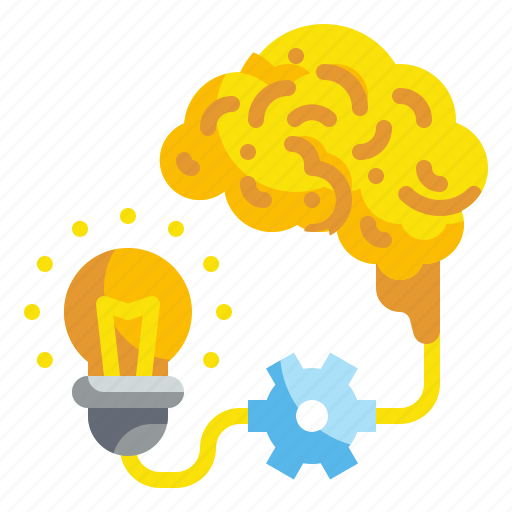 Brains, brainstrom, bulb, idea, think icon - Download on Iconfinder