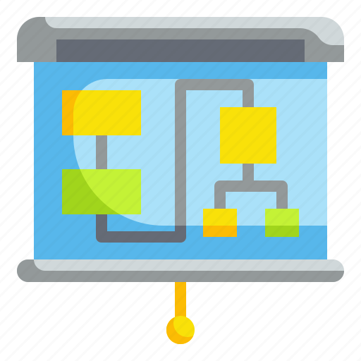 Chart, diagram, plan, presentation, projector icon - Download on Iconfinder