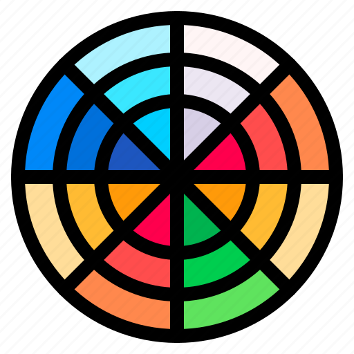 Painting, colors, palette, wheel, color icon - Download on Iconfinder
