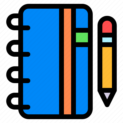 Write, pen, diary, content, notebook icon - Download on Iconfinder