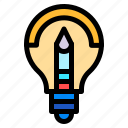 idea, creative, pen, light, bulb, solution