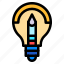 idea, creative, pen, light, bulb, solution 