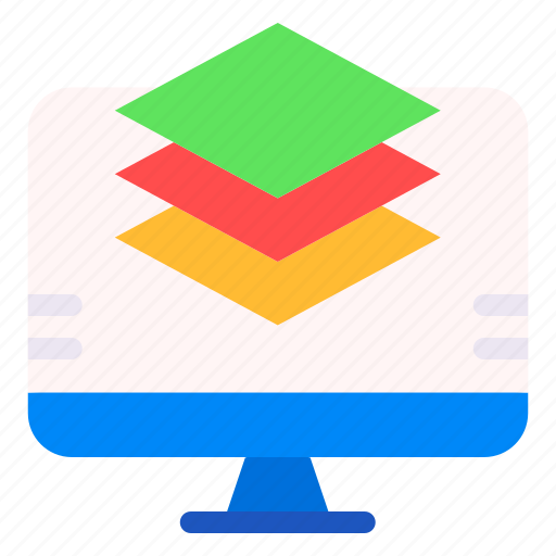 Layout, graphic, layers, design, screen icon - Download on Iconfinder