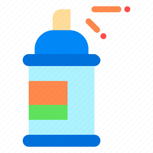 Spray, graphic, art, color, paint, design icon - Download on Iconfinder