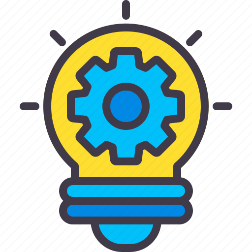 Geaar, lamp, setting, idea, bulb icon - Download on Iconfinder