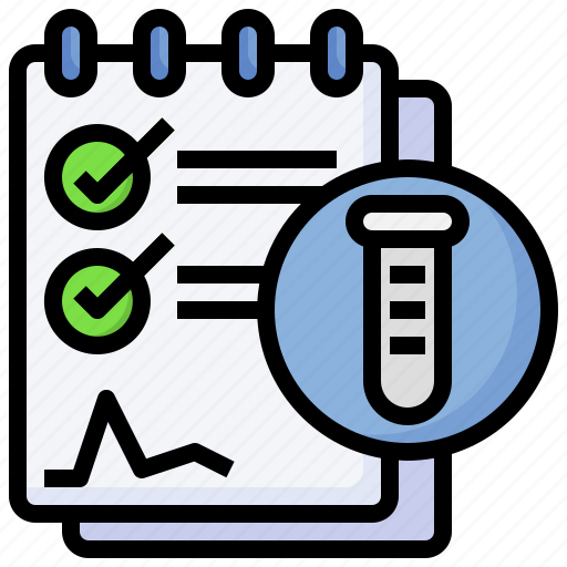 Experiment, checklist, checkmark, items, testing, research icon - Download on Iconfinder