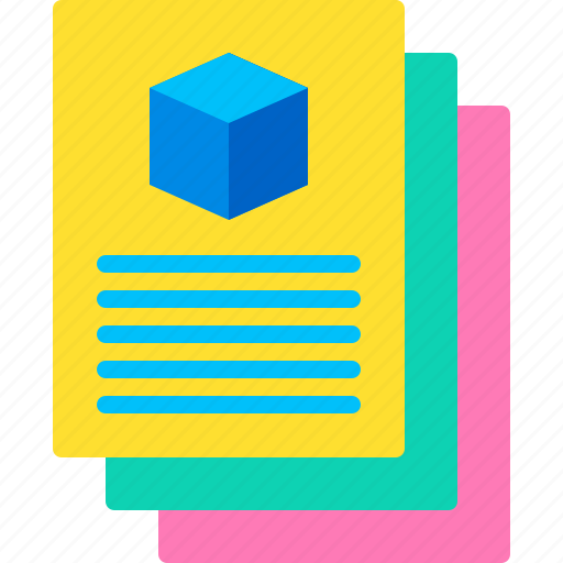 Cube, art, document, file icon - Download on Iconfinder