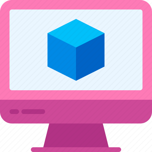Cube, monitor, computer icon - Download on Iconfinder