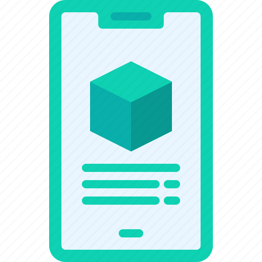 Cube, smartphone, phone icon - Download on Iconfinder