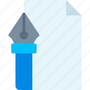document, file, vector 