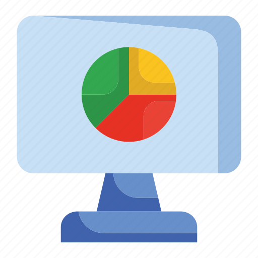 Data visualization, monitor, analytics, seo report, business report icon - Download on Iconfinder