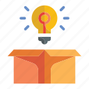 think, idea, light bulb, innovation, package, creative-idea