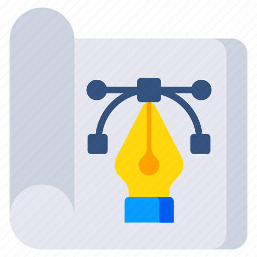 Bezier tool, design tool, graphic design, pen tool, photoshop tool icon - Download on Iconfinder