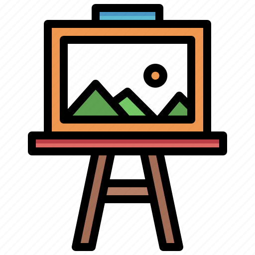 Art, artist, board, brush, brushes, paint, painter icon - Download on Iconfinder