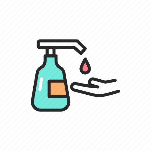 Disinfection, antibacterial, soap, hand icon - Download on Iconfinder