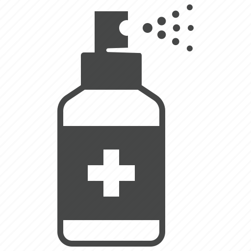 Spray, sanitizer, bactericidal, bottle, disinfection icon - Download on Iconfinder