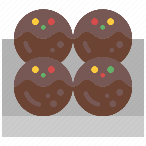 Choco, ball, chocolate, dessert, bonbon, sweet, truffle icon - Download on Iconfinder