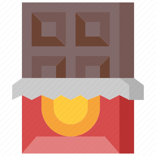 Chocolate, bar, cocoa, dessert, sweet, snack, food icon - Download on Iconfinder