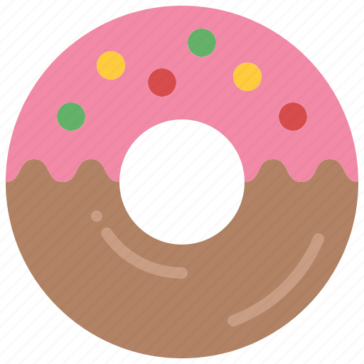 Donut, doughnut, glazed, dessert, sweet, food, snack icon - Download on Iconfinder