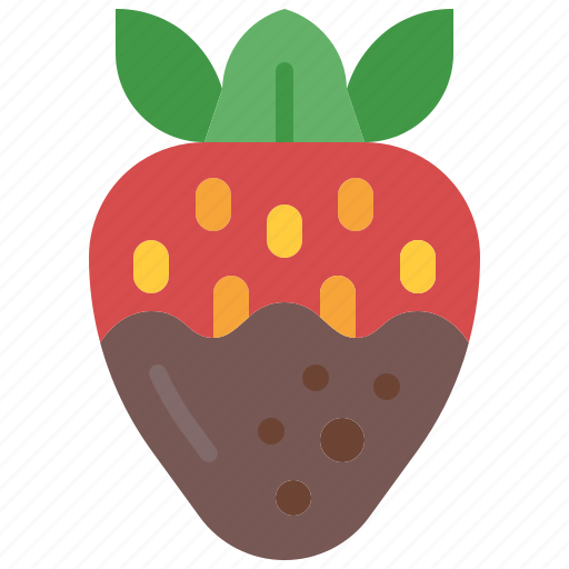Strawberry, dip, chocolate, fondue, sweet, dessert, food icon - Download on Iconfinder