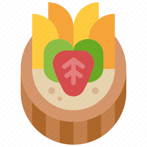Tart, fruit, dessert, sweet, bakery, food, pastry icon - Download on Iconfinder