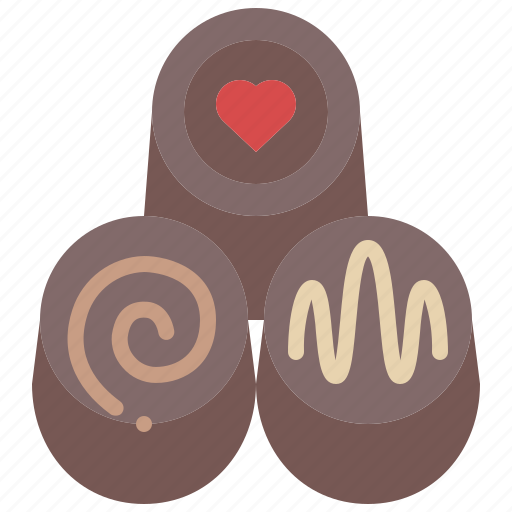 Truffle, chocolate, sweet, dessert, bonbon, food, gift icon - Download on Iconfinder