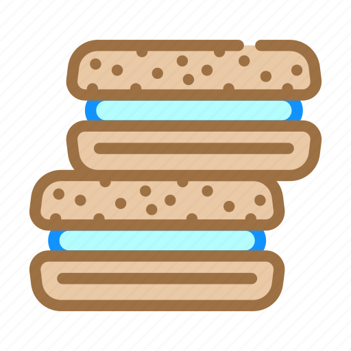 Cookies, dessert, delicious, food, donut, chocolate, cream icon - Download on Iconfinder
