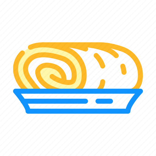 Roll, cake, dessert, delicious, food, donut, chocolate icon - Download on Iconfinder