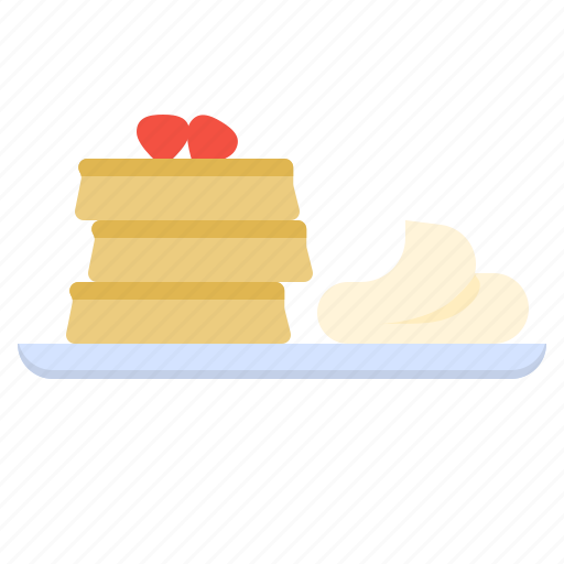 Cream, dessert, french, pancake, sweet, toast icon - Download on Iconfinder