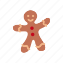 gingerbread, cookies, man, chocolate, cookie, biscuit