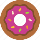 donut, doughnut, baker, dessert, food, and, restaurant, sweet
