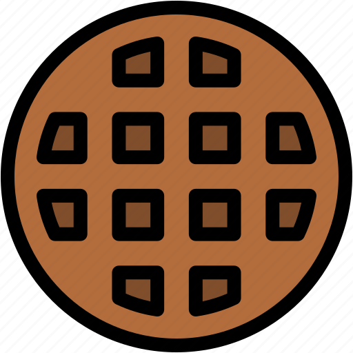 Waffle, viennese, food, and, restaurant, dessert, bakery icon - Download on Iconfinder