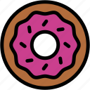 donut, doughnut, baker, dessert, food, and, restaurant, sweet