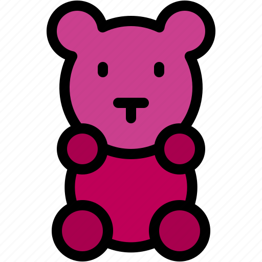 Gummy, bear, food, and, restaurant, candy, sweet icon - Download on Iconfinder