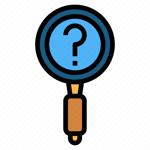Magnifying, glass, search, question, magnifier, find icon - Download on Iconfinder