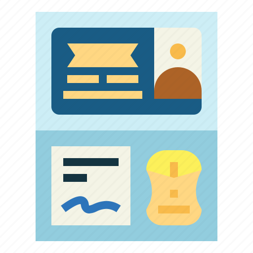 Detective, identification, police, card icon - Download on Iconfinder