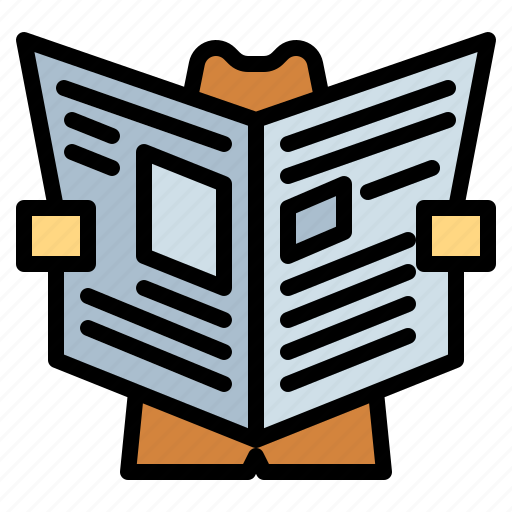 Journal, news, newspaper, report icon - Download on Iconfinder