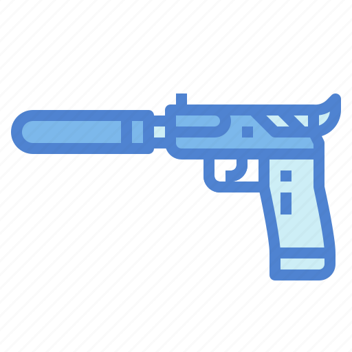 Handgun, gun, weapon, shoot, pistol icon - Download on Iconfinder