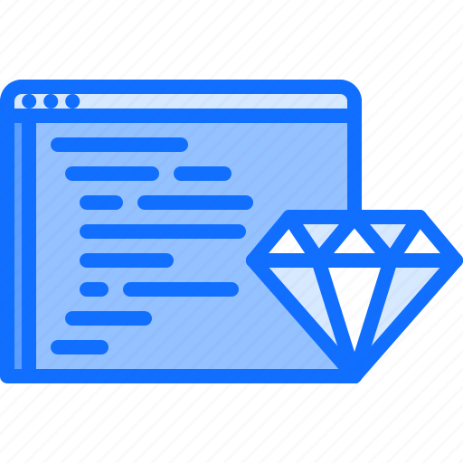 Clean, code, developer, development, diamond, programmer icon - Download on Iconfinder
