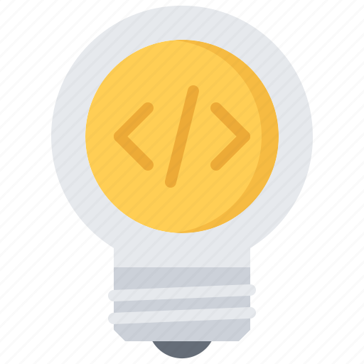 Bulb, code, developer, development, idea, light, programmer icon - Download on Iconfinder